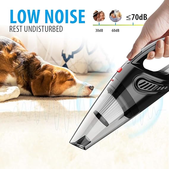 Handheld Vacuum, Hand Vacuum Cordless With High Power, Mini Vacuum Cleaner Handheld Rechargeable For Home And Car Cleaning