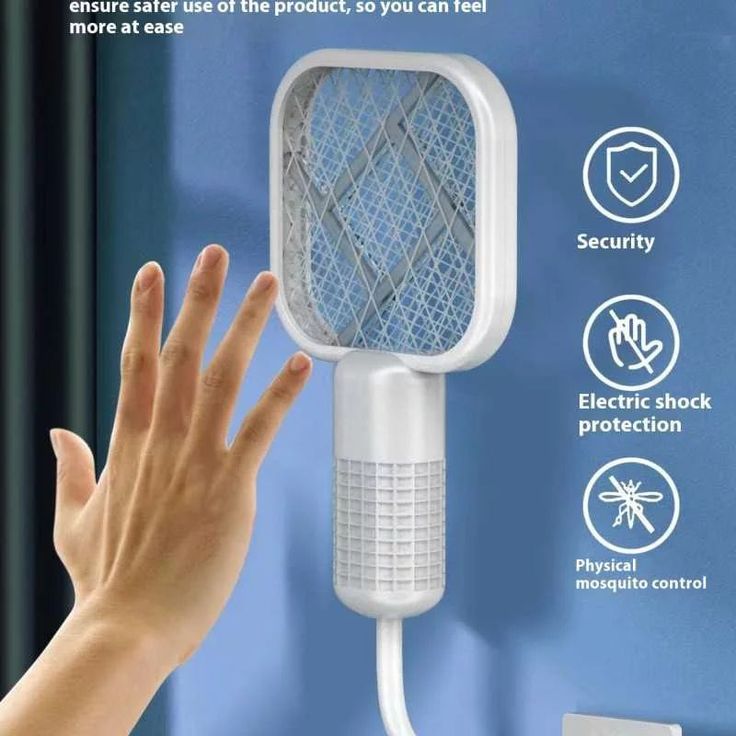 Mini Usb Electric Racket Mosquito Racket Multifunctional Portable Adjustable Angle Electric Mosquito Swatter
