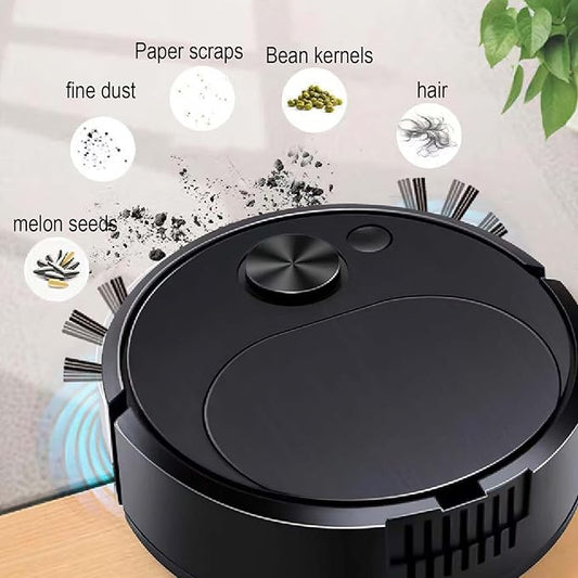 Portable Mini Wireless Smart Sweeping Robot Mopping 3 In1 Rechargeable Cleaning Machine Vacuum Cleaner For Home Office Robot (random Colors)