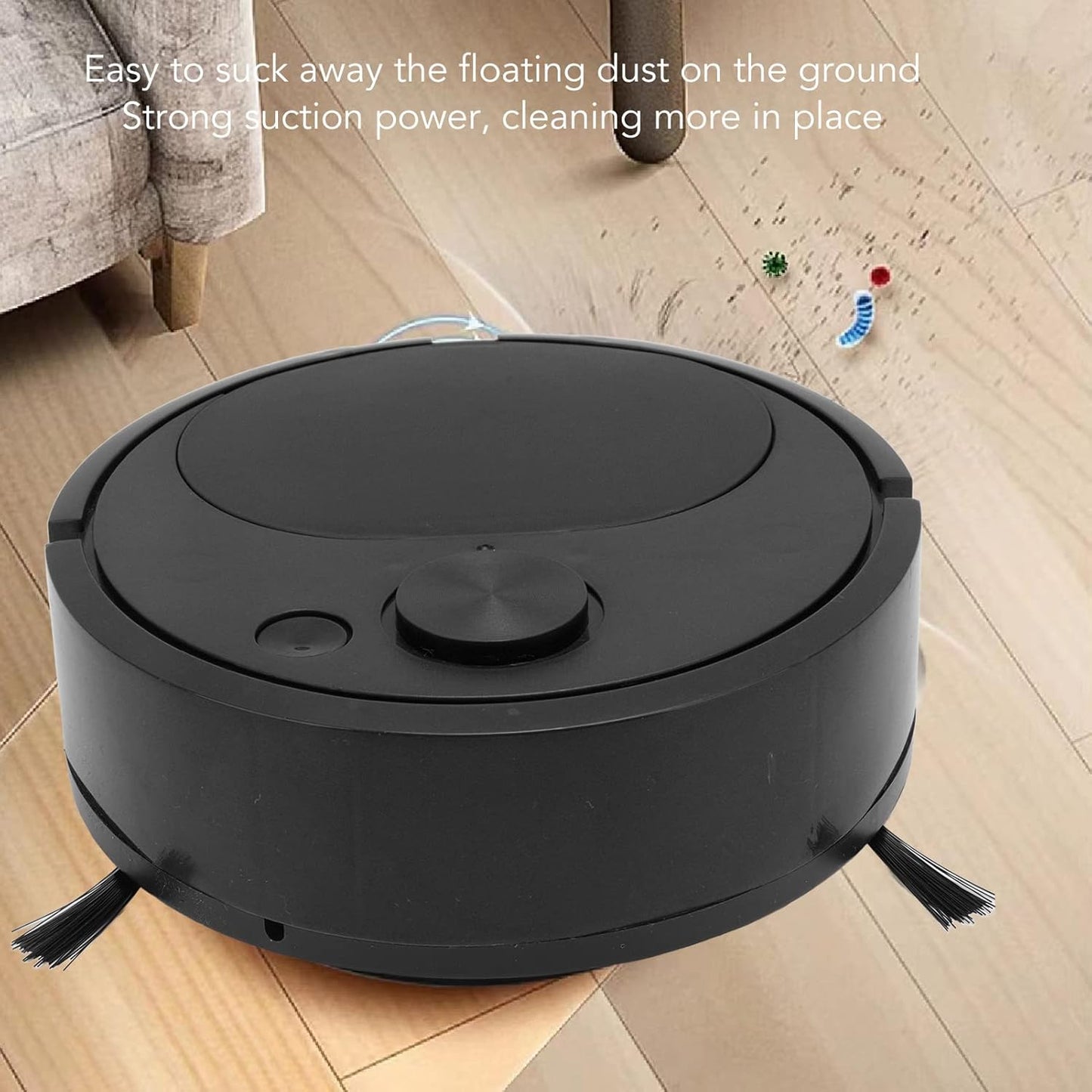 Portable Mini Wireless Smart Sweeping Robot Mopping 3 In1 Rechargeable Cleaning Machine Vacuum Cleaner For Home Office Robot (random Colors)