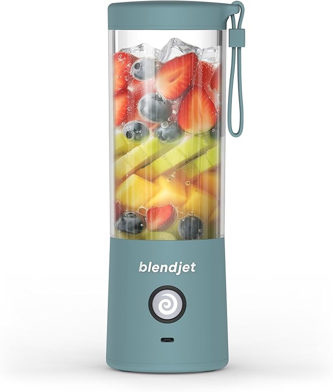 6 Blades Electric Blender Mini Portable Juicer Usb Rechargeable 380ml (random Color)
