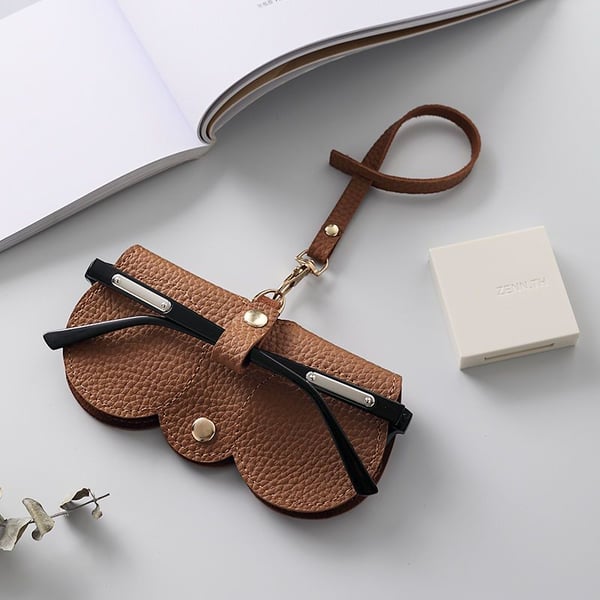✨Soft Leather Sunglasses Bag👓️