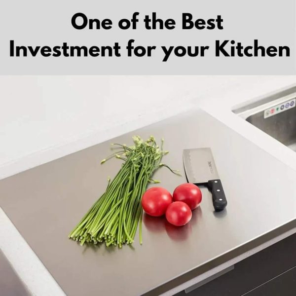 Stainless Steel Cutting Board Durable / Rolling Pins For Baking Kitchen Perfect For All Your Chopping Needs