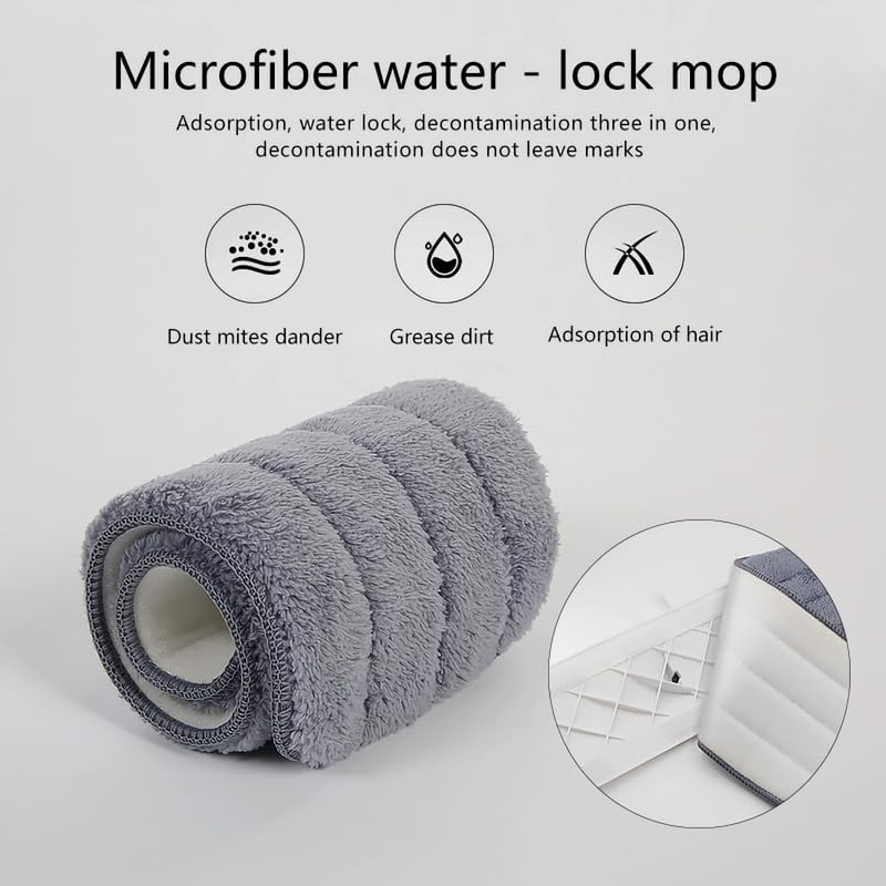 Microfiber Water Spray Mop For House Cleaning Microfiber Spray Mop For Wet And Dry Floor Cleaning, Home Dust, Dirt Cleaner