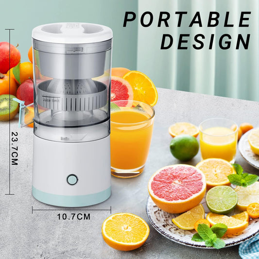 Electric Citrus Juicer Portable Squeezer USB Charging for Lemon Lime Orange Grapefruit Juice suitable for Travel Gym Picnic Camping Kitchen