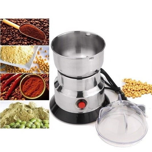Mini Electric Grinder Stainless Steel For Coffee Beans, Spices, Masala