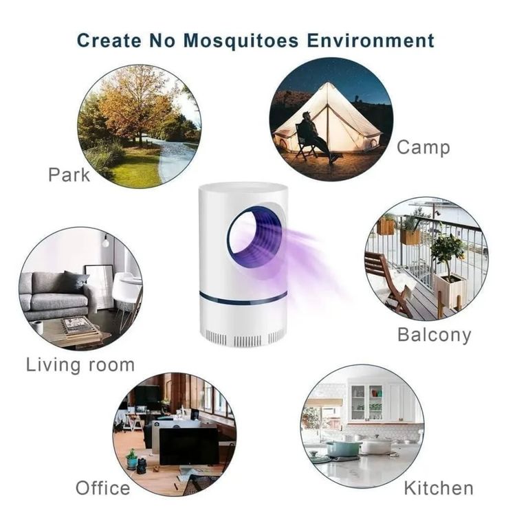 Mosquito Killer Lamp, USB Mosquito Lamp, Bug Mosquito Trap, LED Night Light for Home Bedroom Office