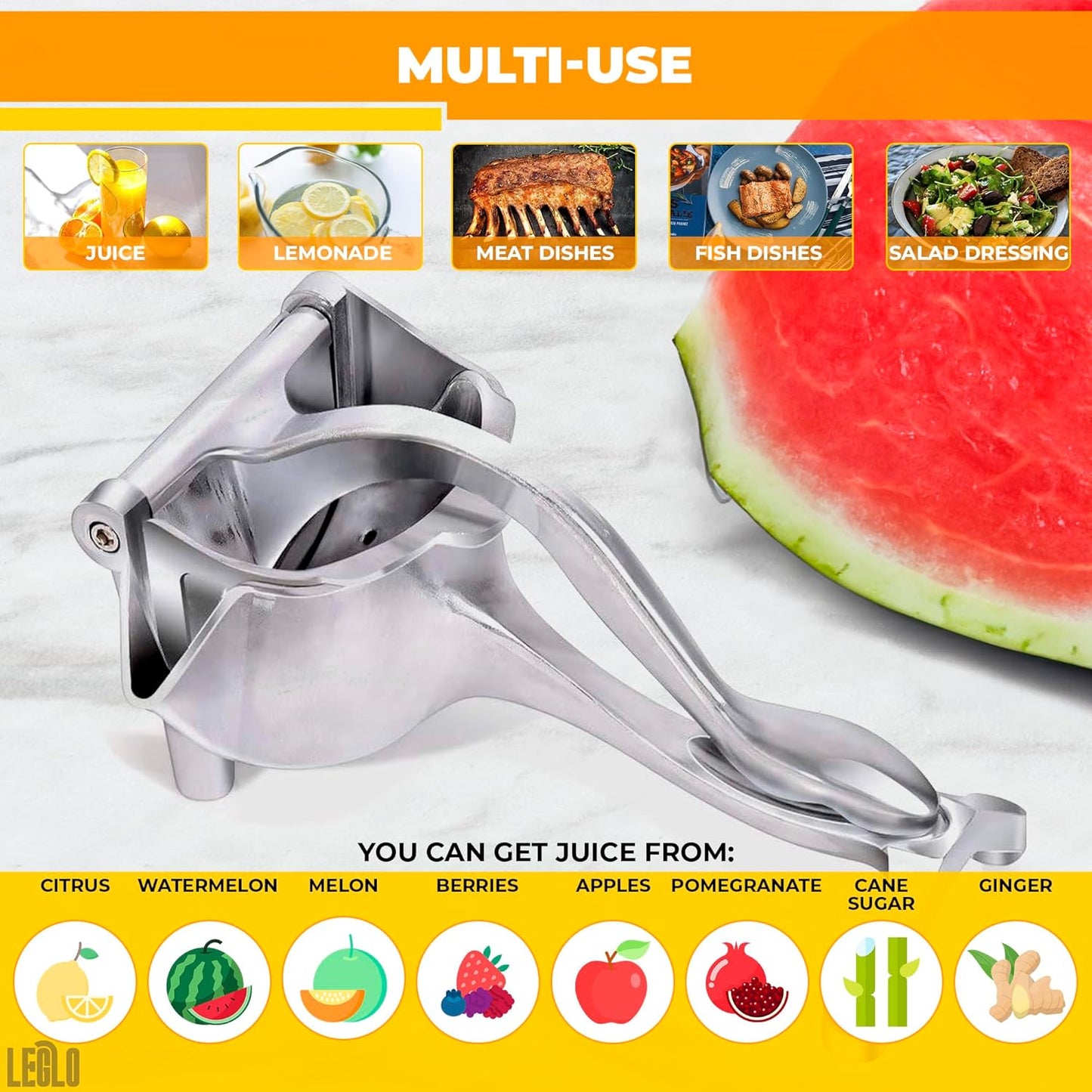 Manual Juice Extractor | Fruit Hand Pressure Juicer Squeezer