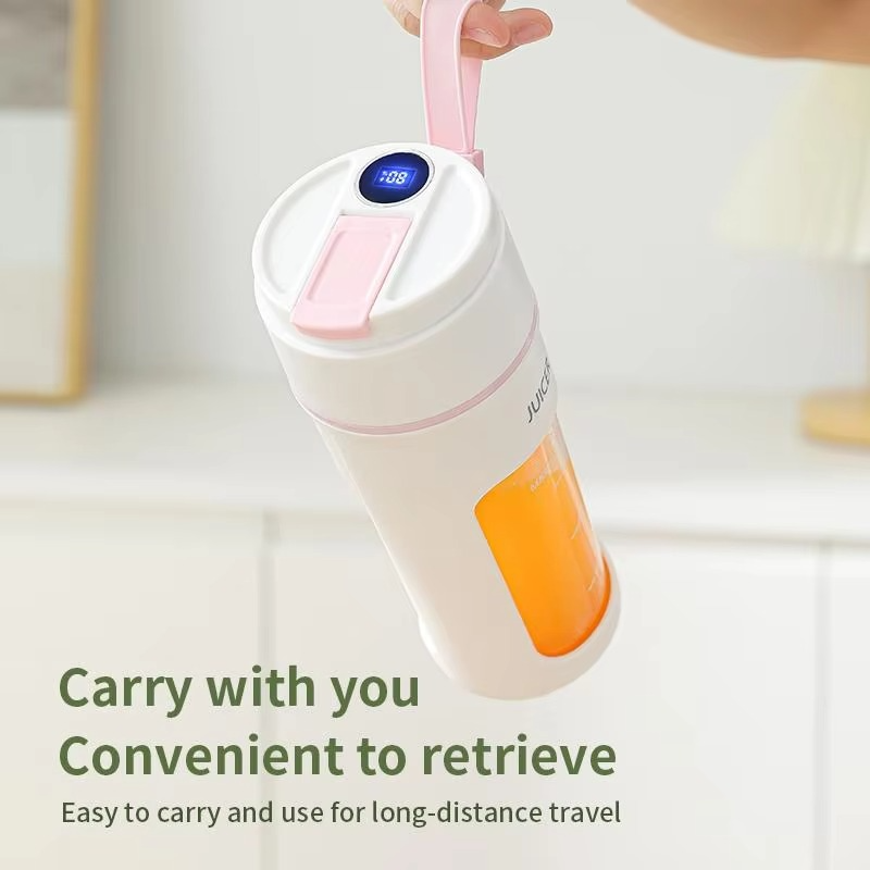 Mini Portable Electric Juicer, Smoothies Mixer Machine, 8 Blades, Home, Office, Travel, 380ml