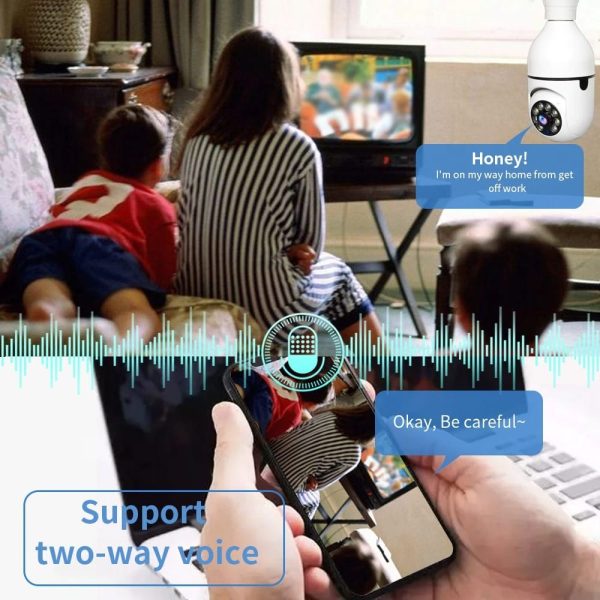 Smart Camera Wifi – Cctv Wifi – Wifi Camera Bulb Socket – Security Camera For Home Wifi – Camera Cctv – Security Camera – Security Camera For Home