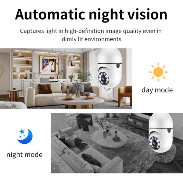 Smart Camera Wifi – Cctv Wifi – Wifi Camera Bulb Socket – Security Camera For Home Wifi – Camera Cctv – Security Camera – Security Camera For Home