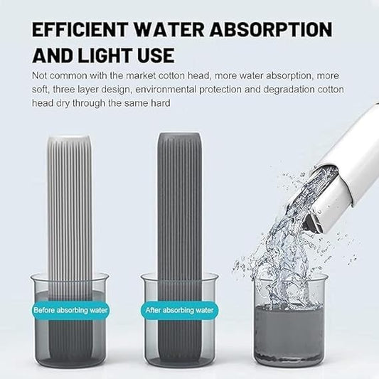 Portable Mini Mop For Kitchen Cleaning, Desk Cleaner, Glass Cleaner Mop, Home and Car Cleaning Mop