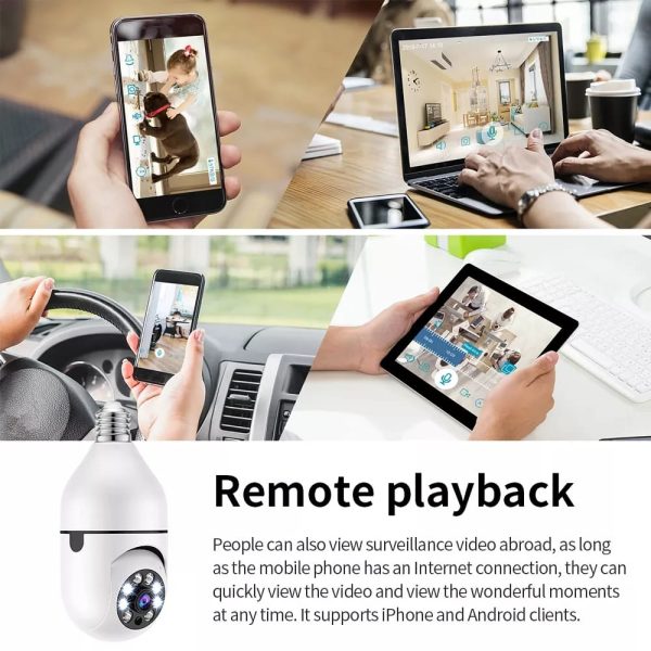Smart Camera Wifi – Cctv Wifi – Wifi Camera Bulb Socket – Security Camera For Home Wifi – Camera Cctv – Security Camera – Security Camera For Home