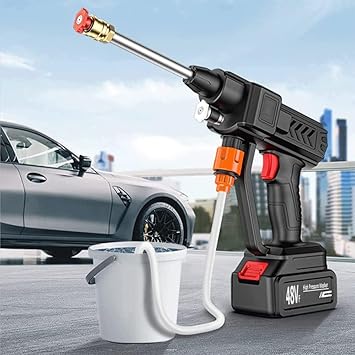Cordless Portable High Pressure Spray Water Gun