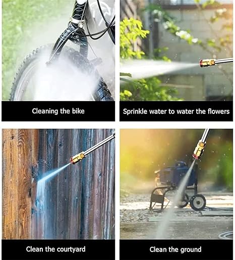 Portable High Pressure Car Washing Gun, Rechargeable Foam Machine Water Gun, Electric Cordless Pressure Spray Water Gun