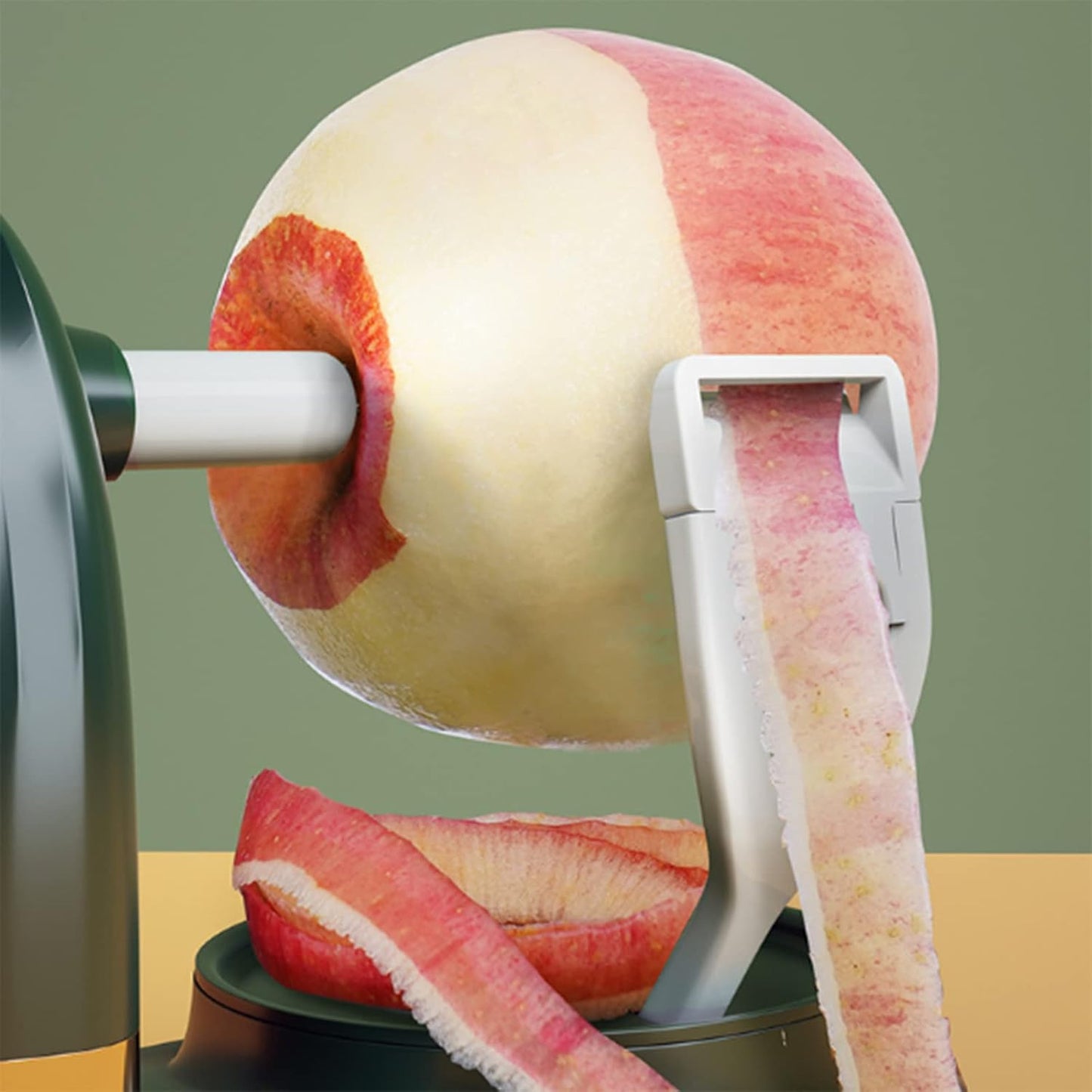 Apple Peeler, Potato Peeler, Suction Cup Apple Peeler, Vegetable Peeler Apply For Vegetables, Round Potatoes, Round Apples, Equipped With Apple Slicer,Easy To Clean
