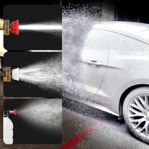 Portable High Pressure Car Washing Gun, Rechargeable Foam Machine Water Gun, Electric Cordless Pressure Spray Water Gun