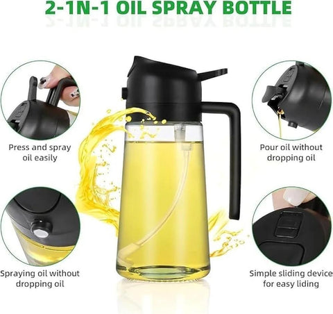 2 In 1 Oil Spray Bottle