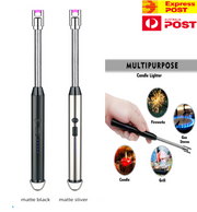 Arc Lighter With Usb Charging,flameless Windproof,led Battery Display,safety Switch | Rotate 360 Degrees, For Aromatherapy