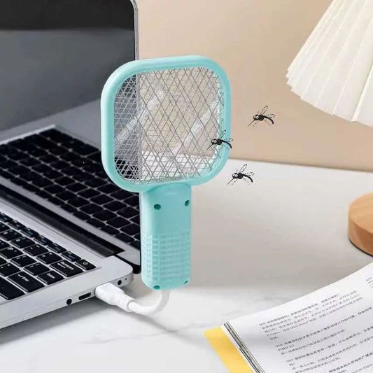 Mini Usb Electric Racket Mosquito Racket Multifunctional Portable Adjustable Angle Electric Mosquito Swatter
