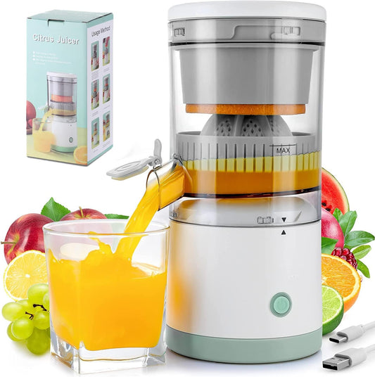 Electric Citrus Juicer Portable Squeezer USB Charging for Lemon Lime Orange Grapefruit Juice suitable for Travel Gym Picnic Camping Kitchen