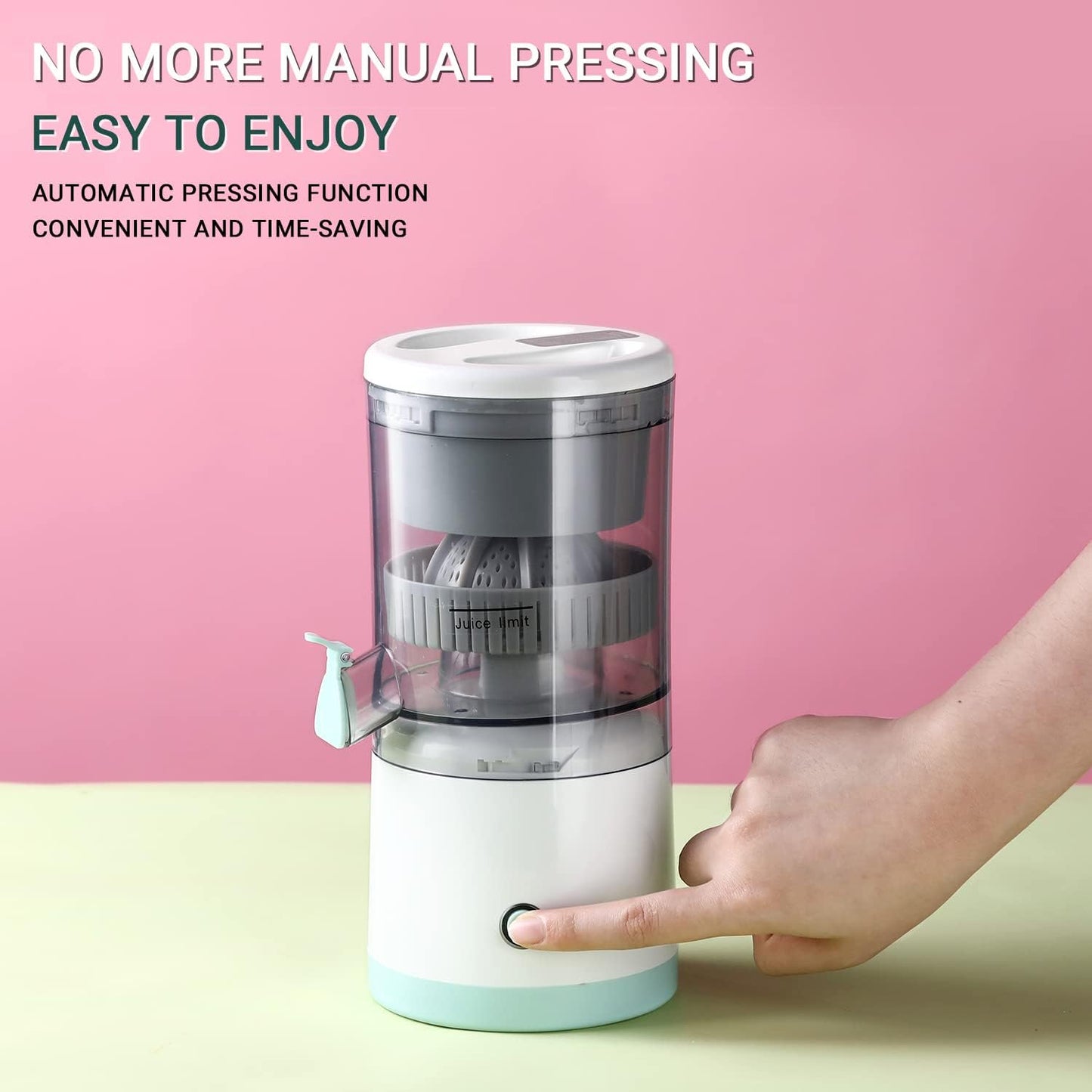 Electric Citrus Juicer Portable Squeezer USB Charging for Lemon Lime Orange Grapefruit Juice suitable for Travel Gym Picnic Camping Kitchen
