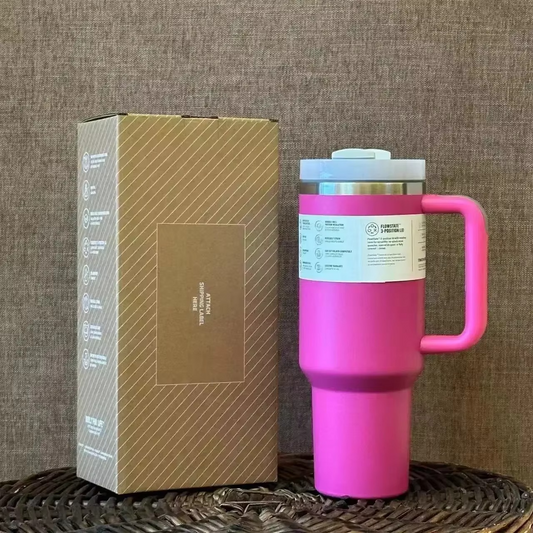 🔥 Stanley 40oz Stainless Steel Insulated Tumbler with Straw – Keeps Drinks Hot & Cold All Day!