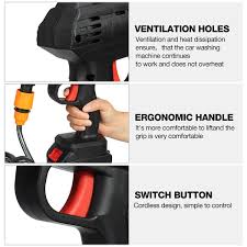 Cordless Portable High Pressure Spray Water Gun