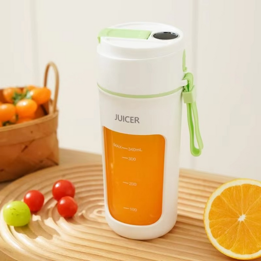 Mini Portable Electric Juicer, Smoothies Mixer Machine, 8 Blades, Home, Office, Travel, 380ml